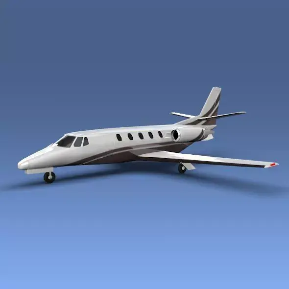 Cessna Citation XLS private jet 3D model