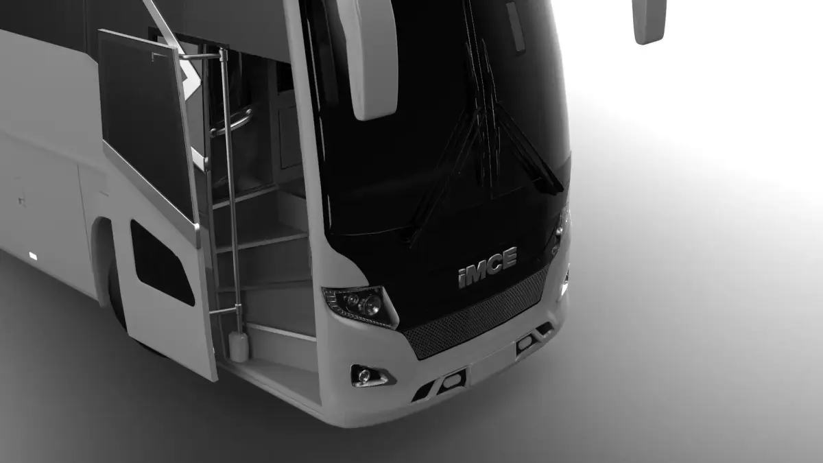 BUS IMCE Platinum - model 3D 3D model