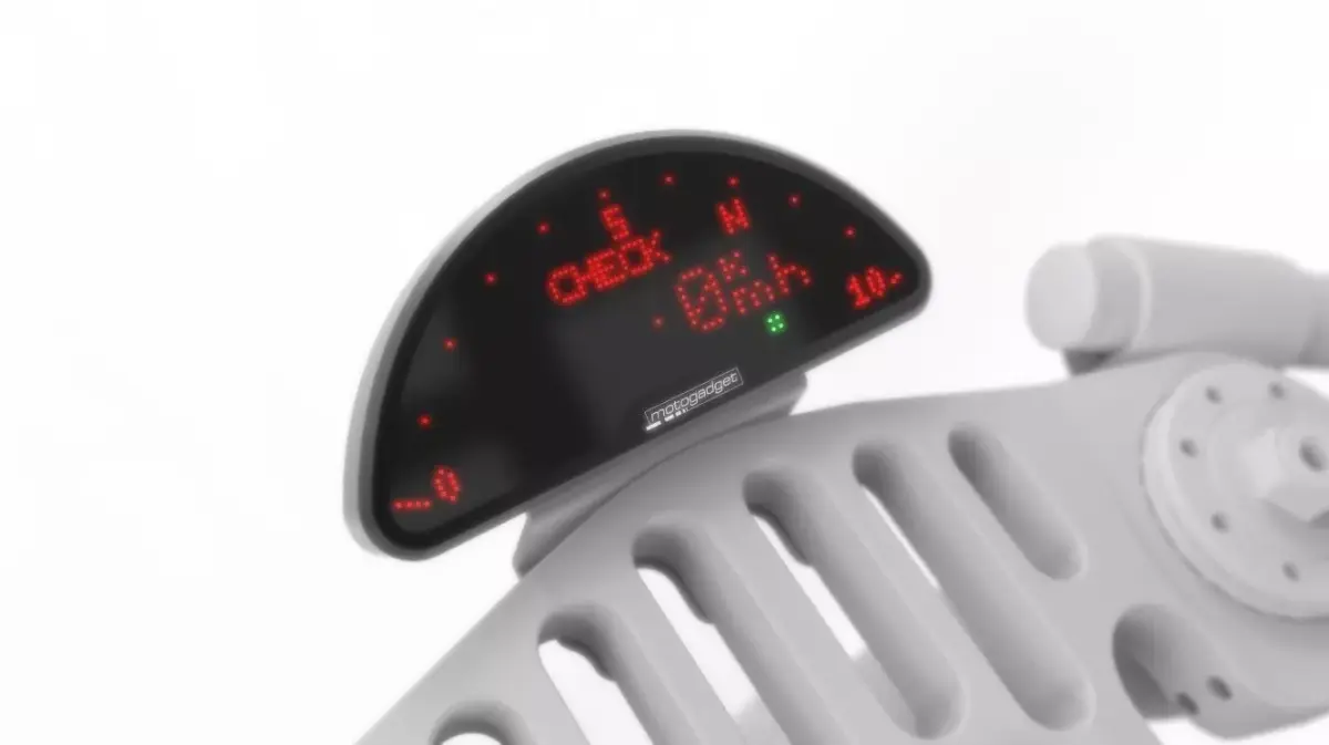 Motogadget Motoscope Pro Digital Dashboard 3D model