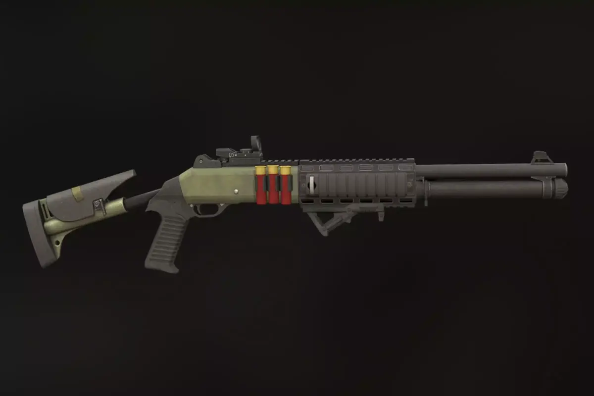 Benelli M1014 Low-poly 3D model