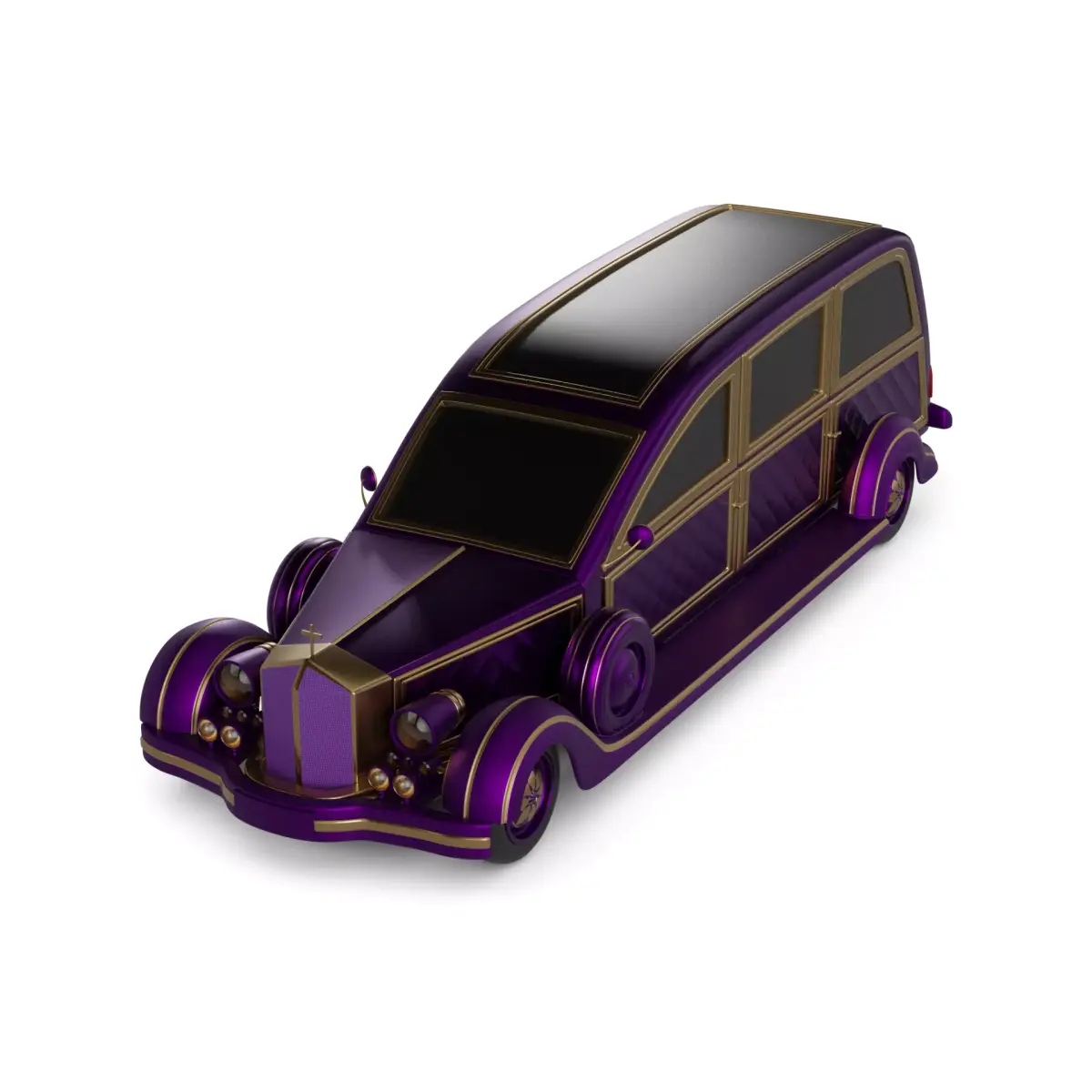 Hearse 3D model 3