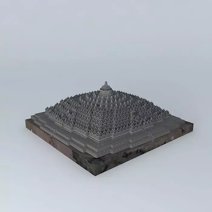 Borobudur Temple - Lite 3D model