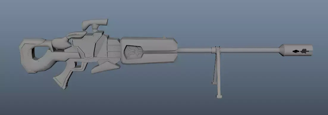 Alien Rifle 3D model