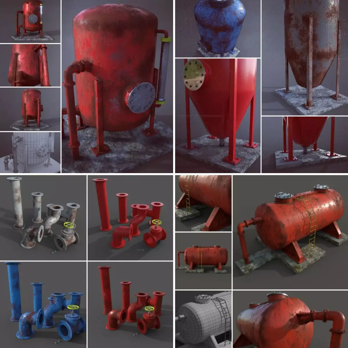 Pipes and Containers Mega Pack