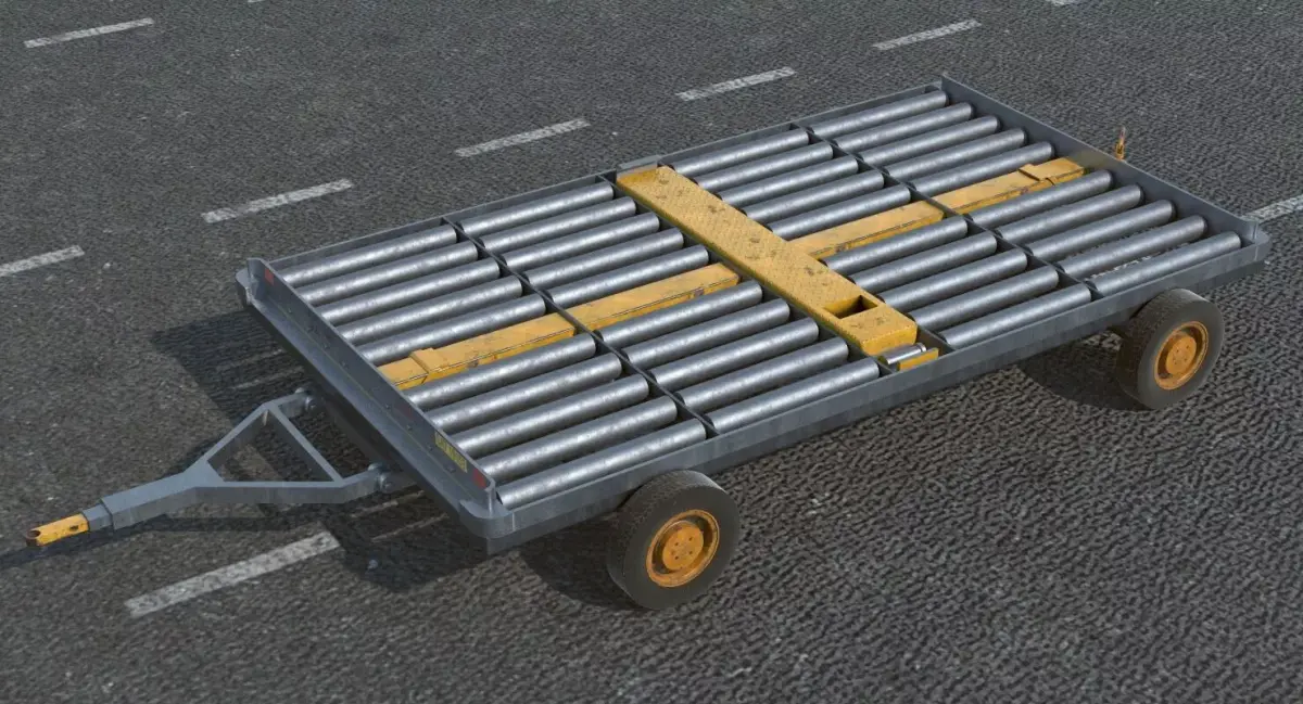 Airport Tug Trolley 3D model