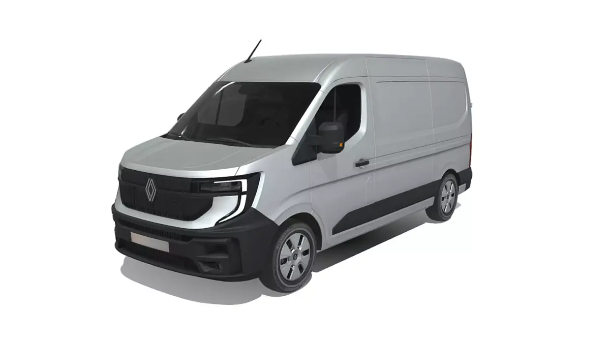 Renault Master 2024  High Quality Commercial Van 3D model