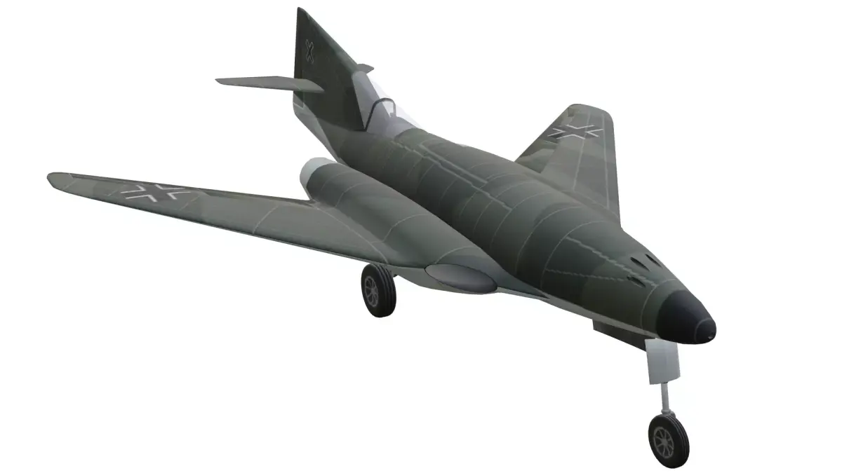Messerschmitt Me 262 HG III Low-poly 3D model