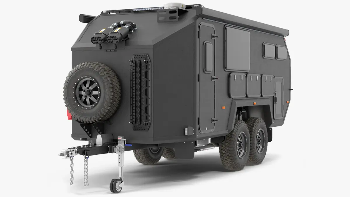 Expedition Mobile Home Black 3D model