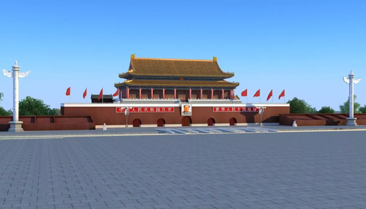 Tiananmen 3D model