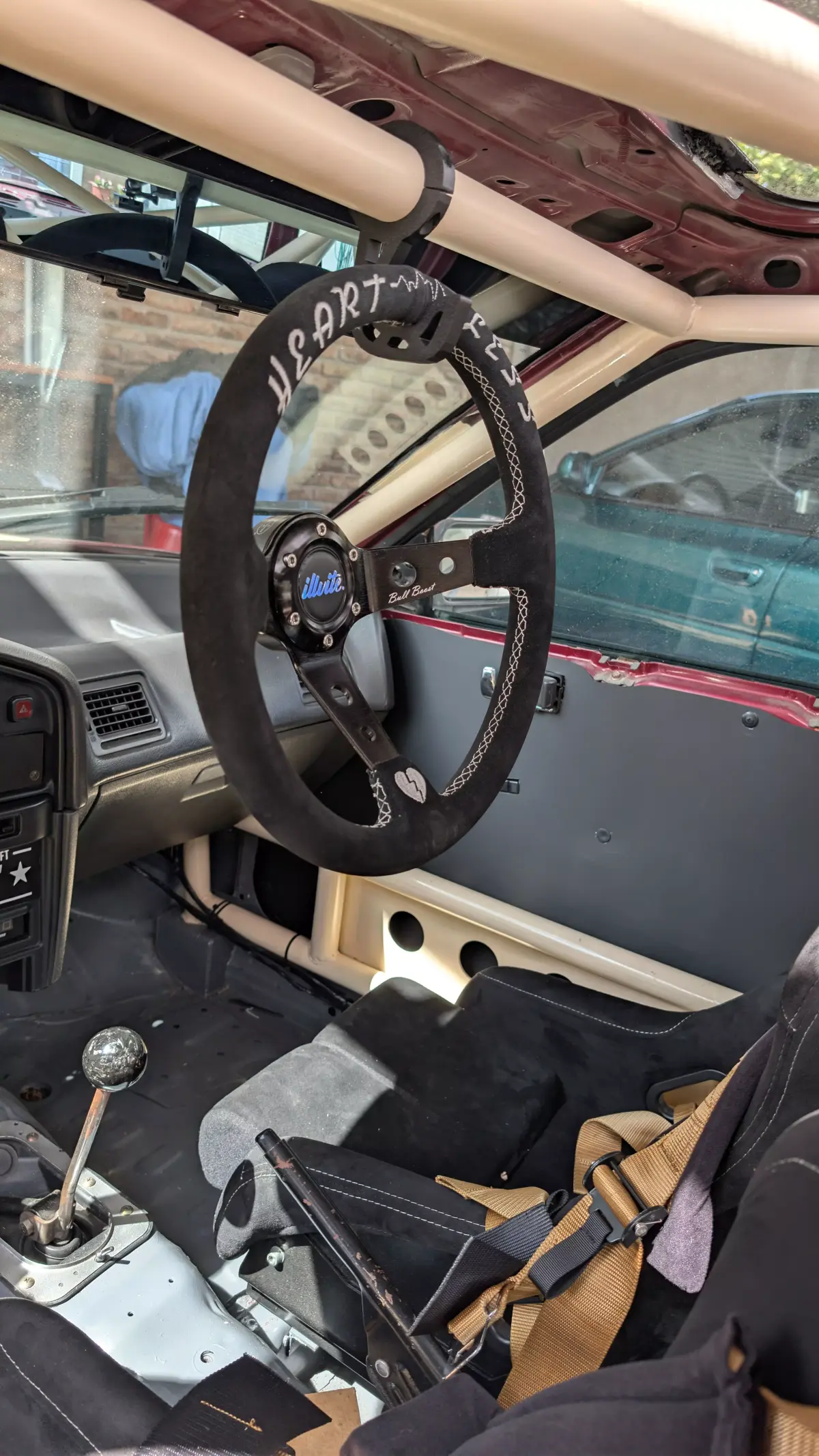 Steering wheel and helmet hook rollcage - Race drift car 3D print model