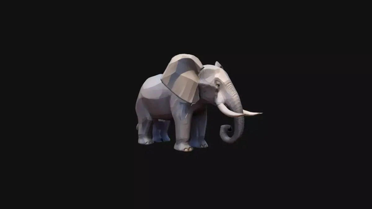  Elephant Largest Land Mamma 3d Render 3D model purchase
