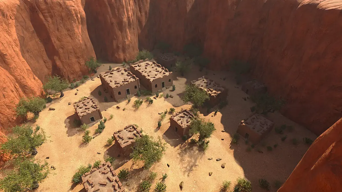 Desert Ruins Village 3D model purchase