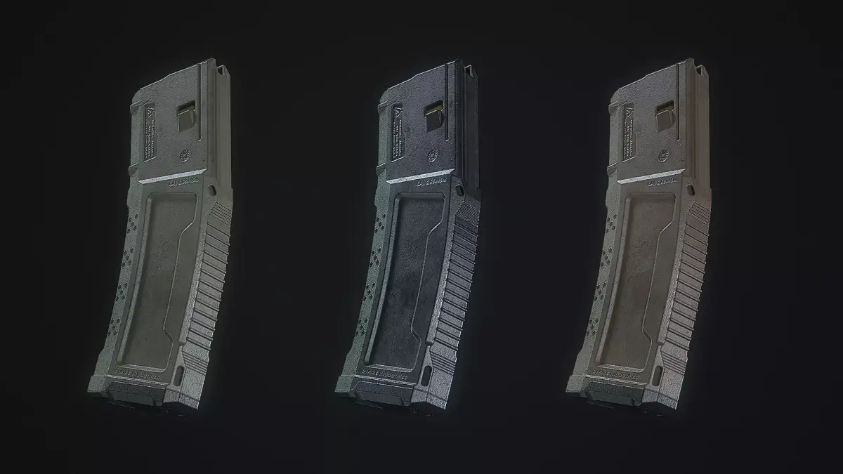 Magazine AR-15 Strike Industries 32 Rounds Low-poly 3D model