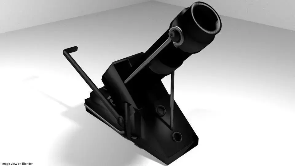 Mortar - Type Garland 3D model