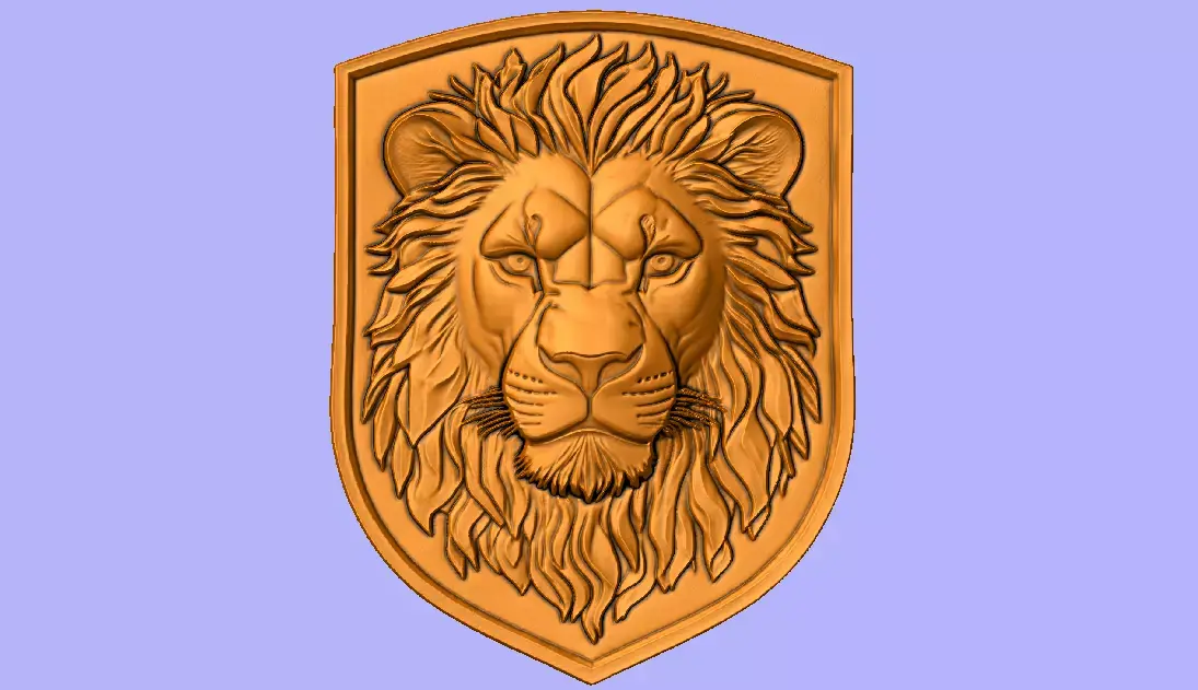 ESCUDO LEAO  3D model