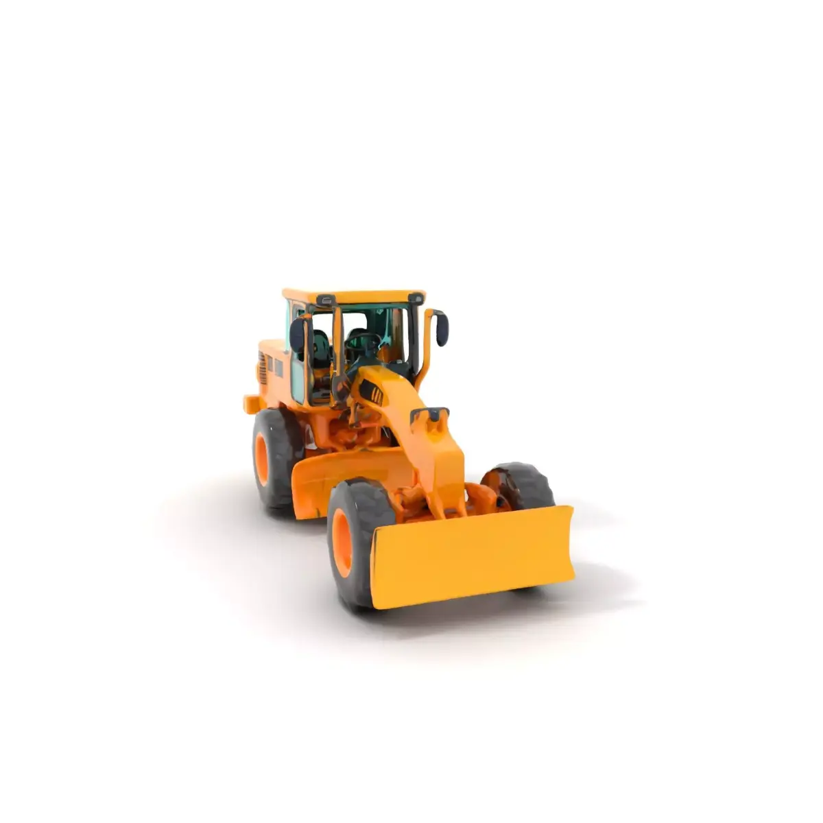 Vibrant Bulldozer model pack Low-poly 3D model