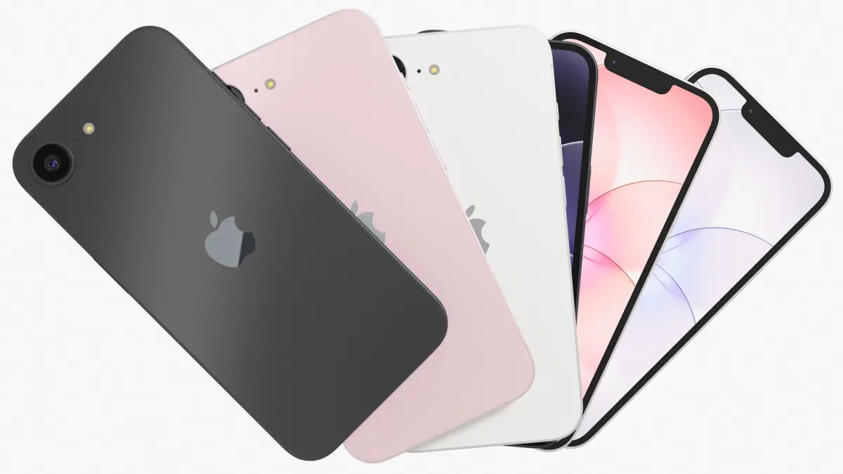 Apple iPhone 17e All Colors 3D model
