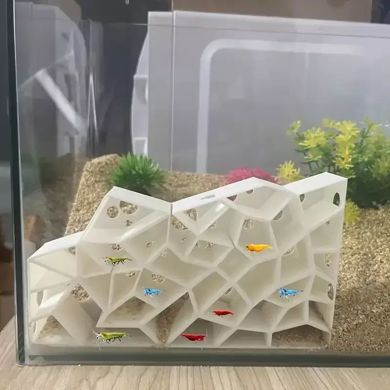 Tunel Refugio for gambas camarones 16 - aquarium - fish tank 3D print model