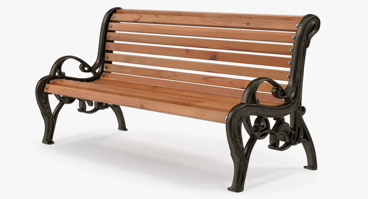 Classic Park Bench 3D model order