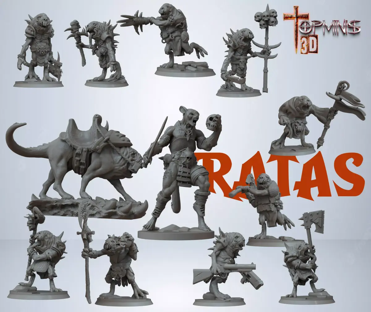 RAT MAN 3D print model