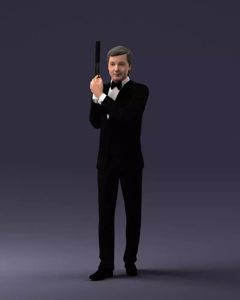 000040 Secret agent  1207 3dp 3D print model