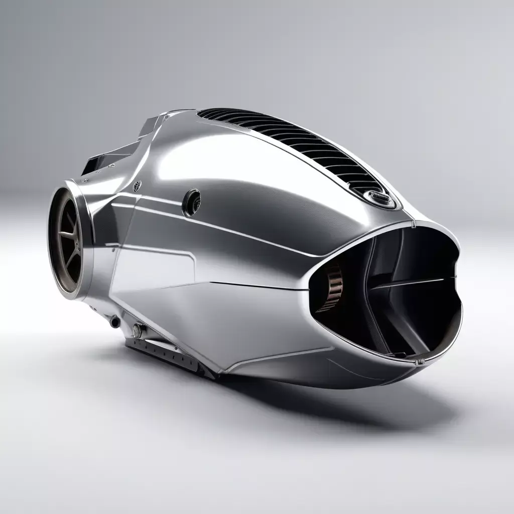 Futuristic SciFi Jet Engine 3D model