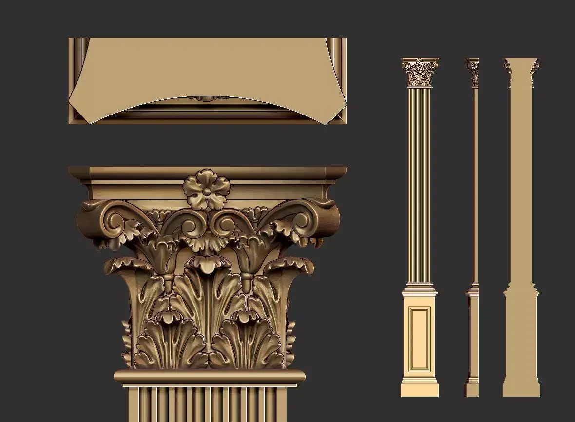 Columns Classical  Decoration N6 3D model