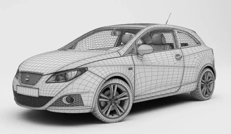 Seat Ibiza 3D model