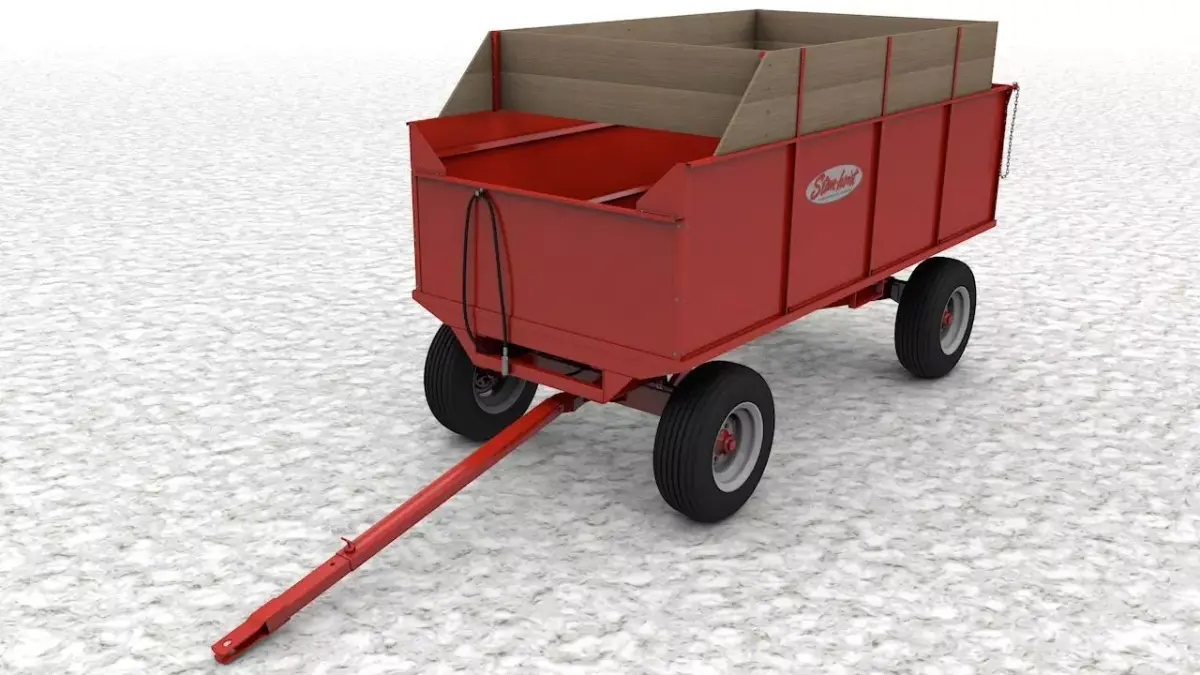 Stan Hoist 6x12 Barge Wagon 3D model