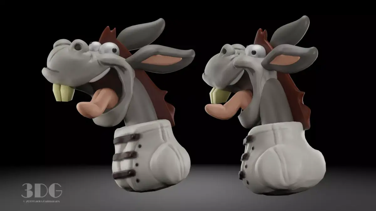 Donkey Insanity 3D model
