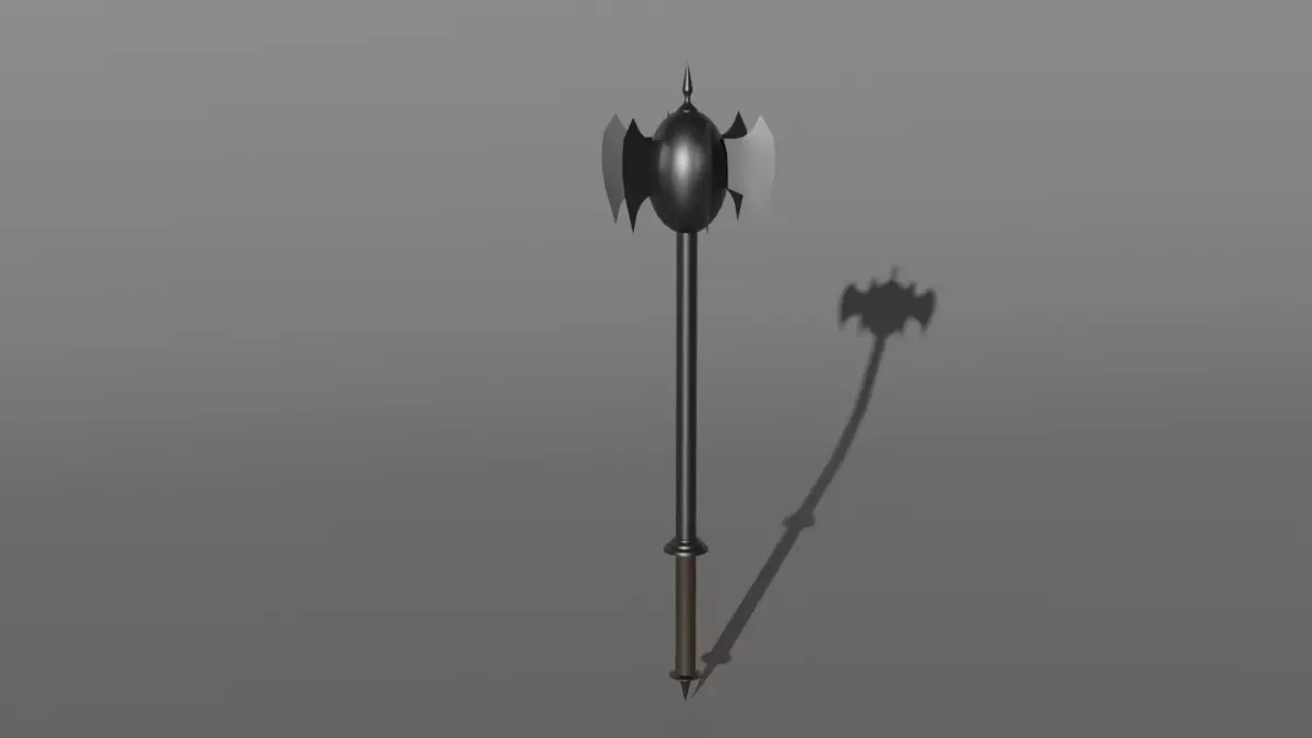 KINGS MACE Free low-poly 3D model