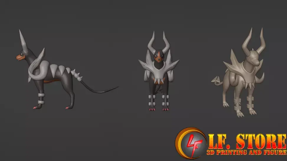 Pokemon Mega Houdom 3D model
