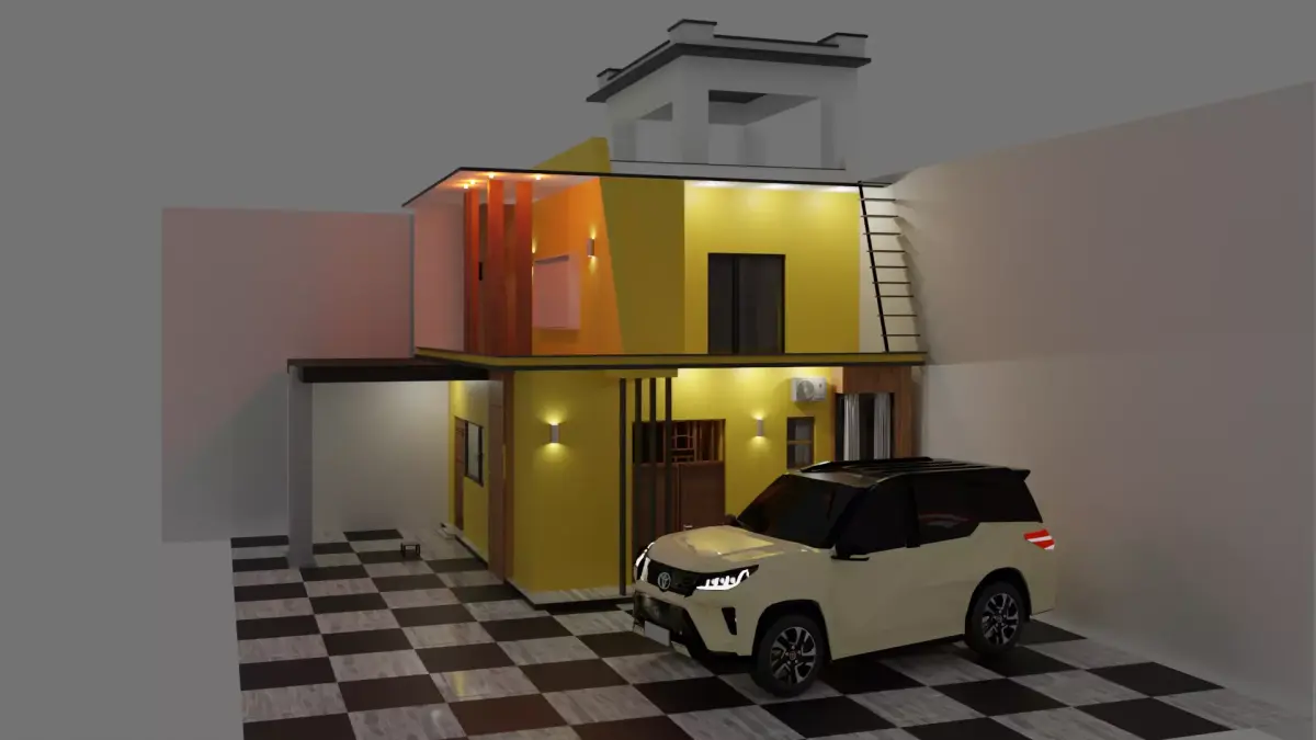 Toyota Fortuner Legender 3D Model For Unity Games  Blender  Low-poly 3D model