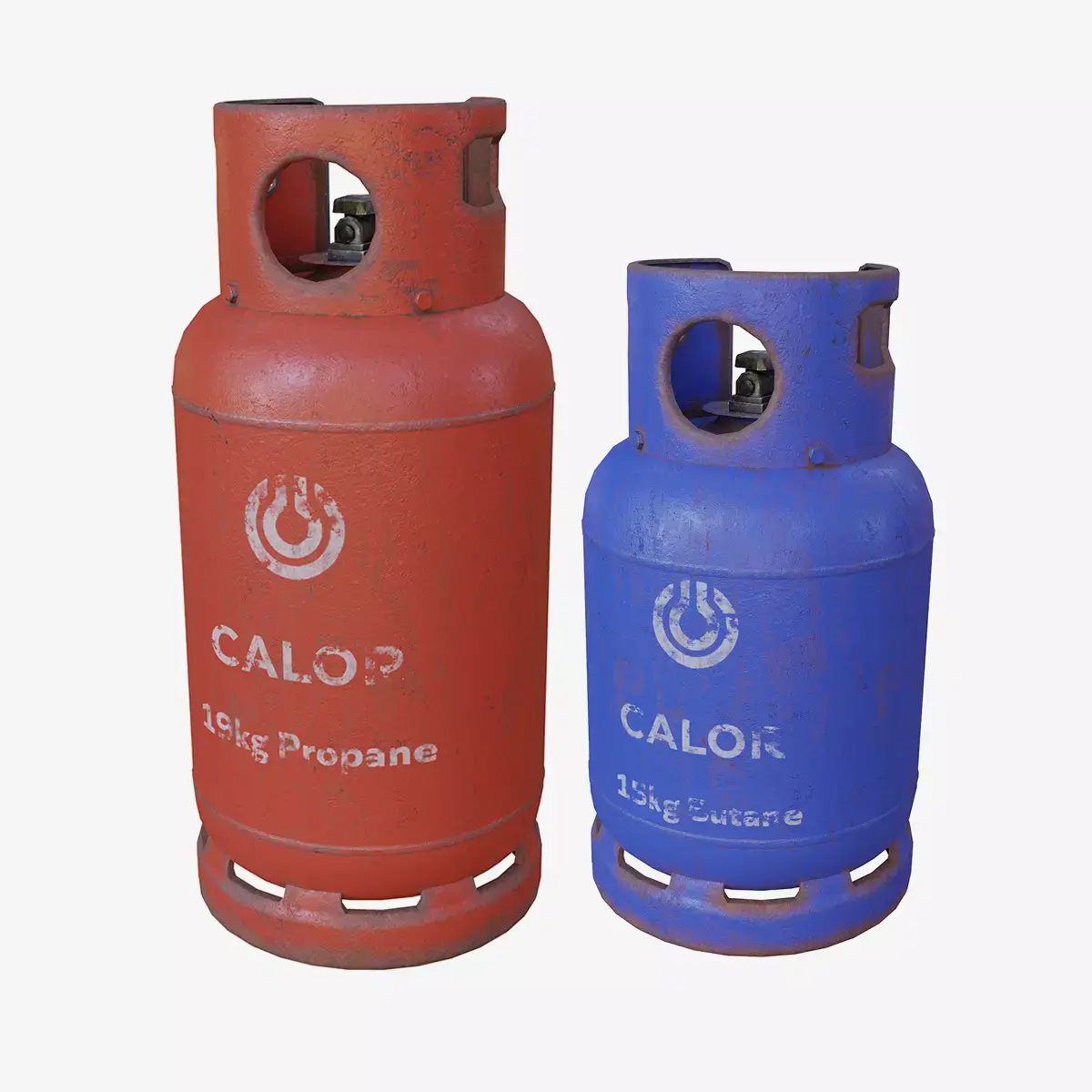 Gas Canisters 3D Model Pack