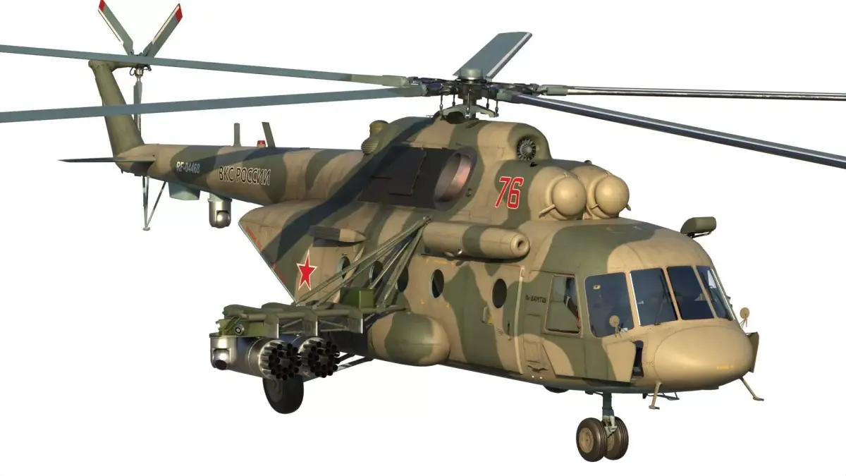 Mi-8 AMTSh helicopter 3D model