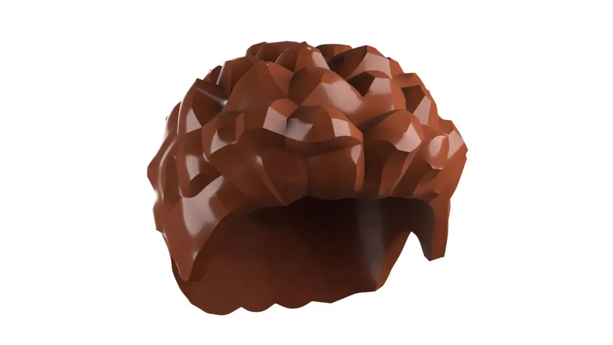 Custom3Dprint Minifigure Accessory - Minifigure Hair S2 - 079 3D print model