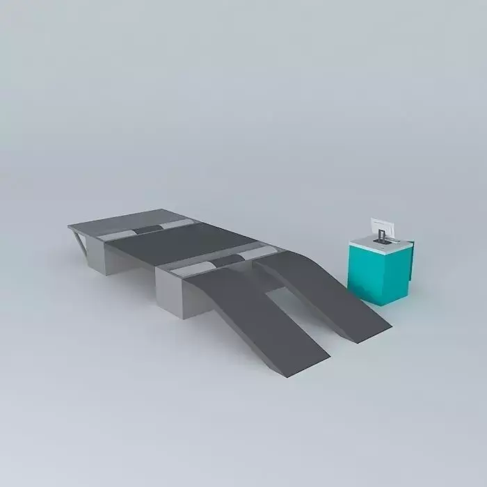 Four wheel chassis dyno Free 3D model