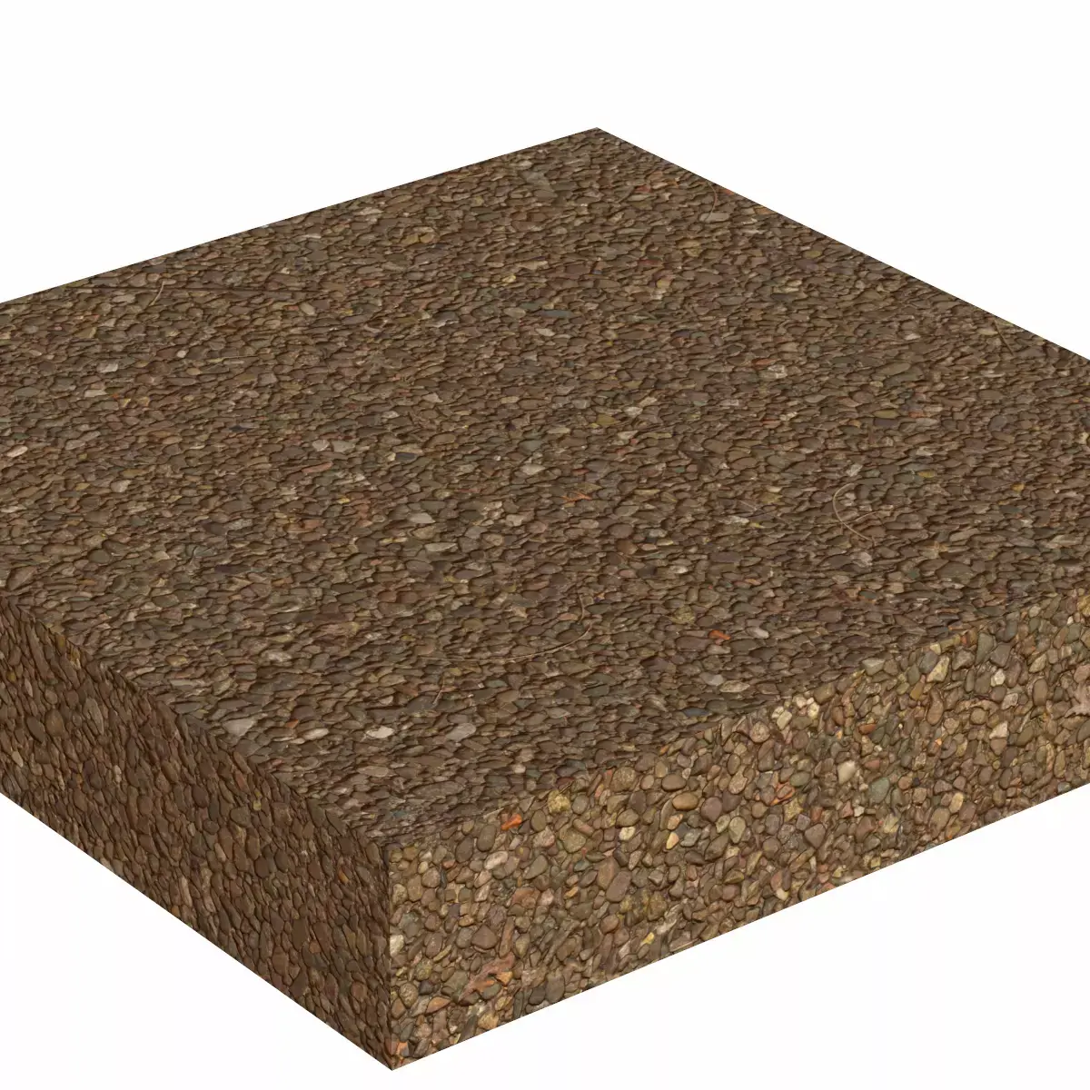 Gravel Cross Sections Low-poly 3D model