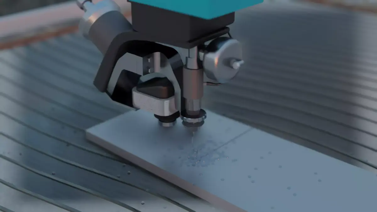 Water Jet  Low-poly 3D model