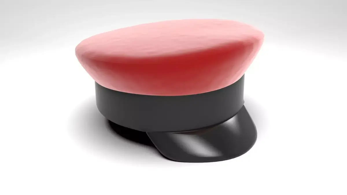 funny military hat Free 3D model