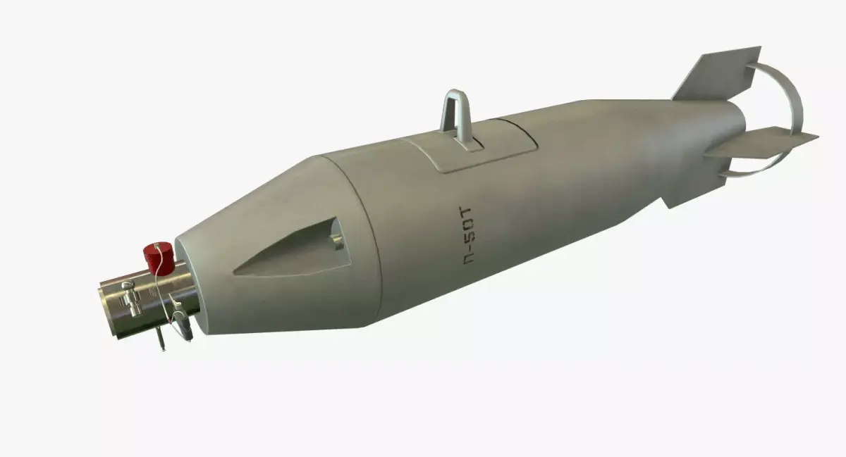 Bomb P-50T 3D model