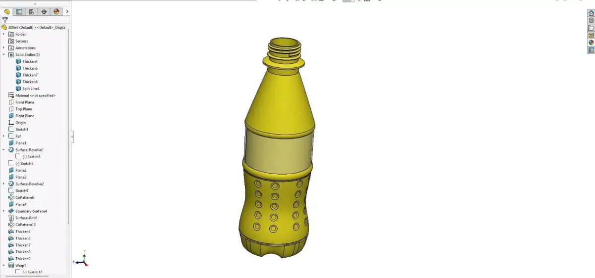 300ml bottle 3D model