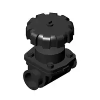 Sanitary Diaphragm Valve TC 2 in 3D model