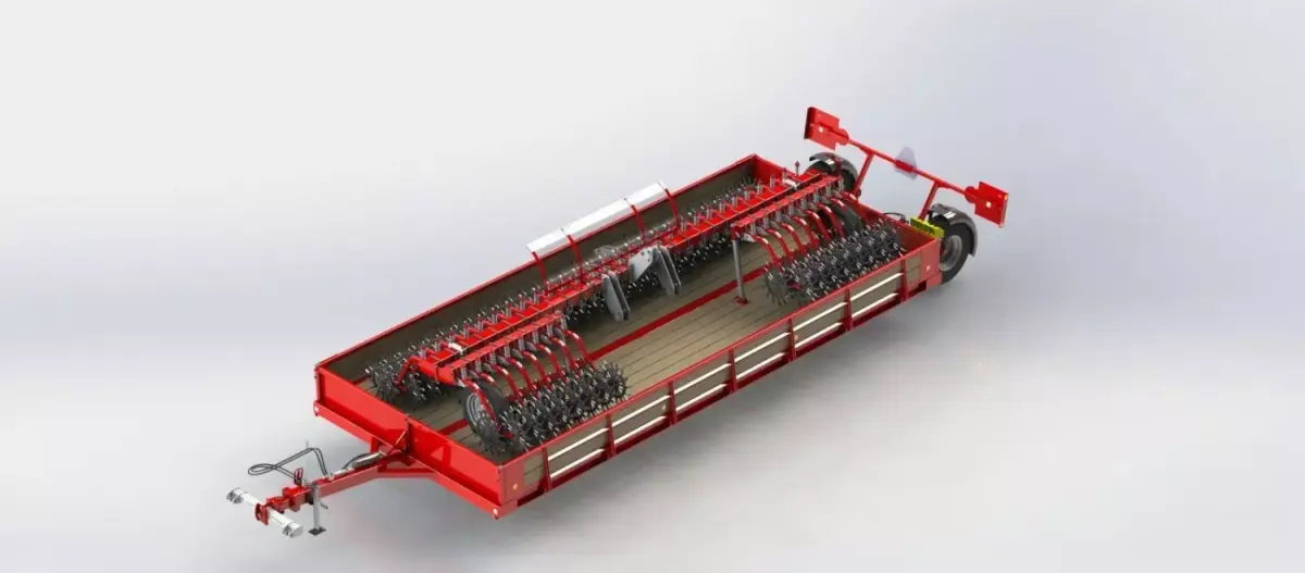 WG 0027 - Low bed trailer 3D model