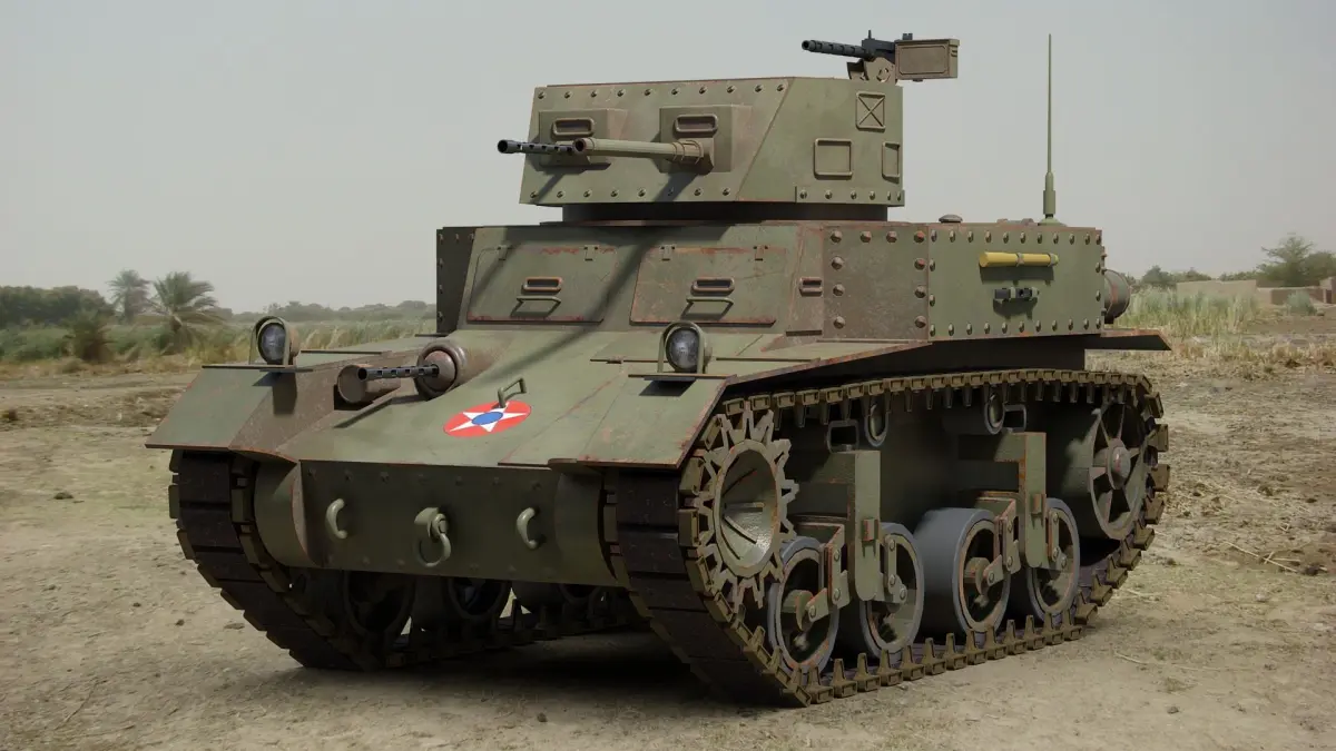 M1 Combat Car 3D model
