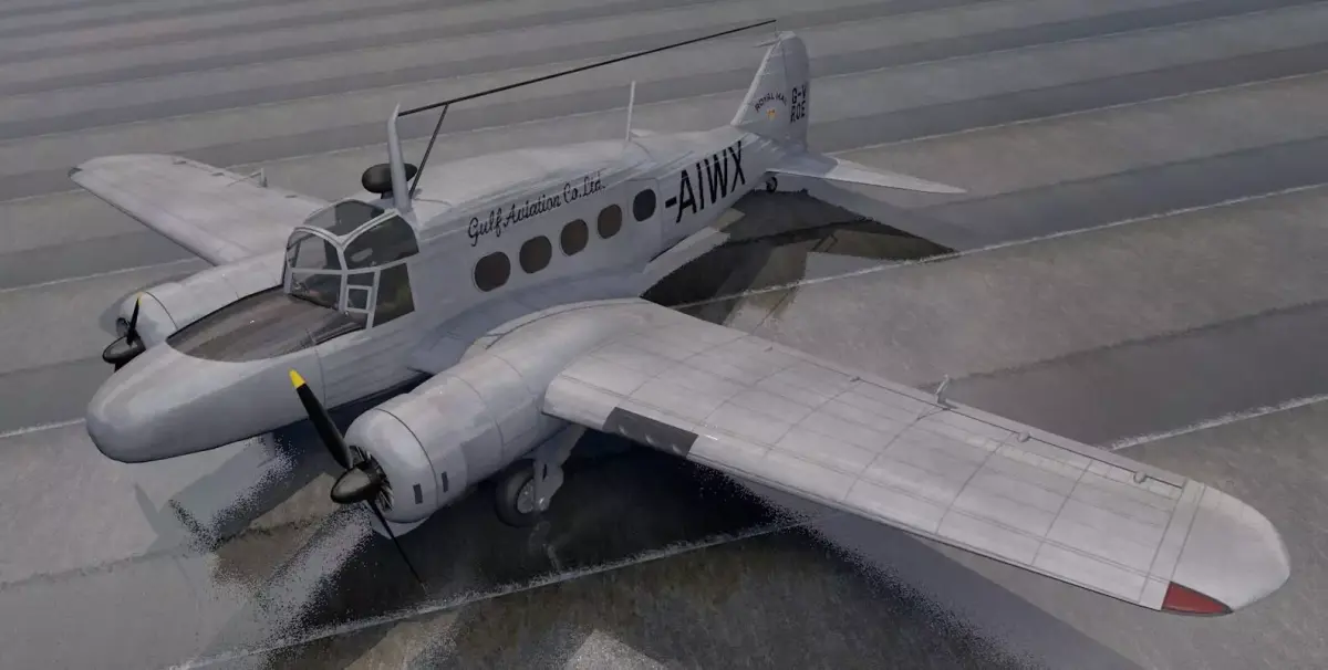 Avro 652 Anson C-1 3D model