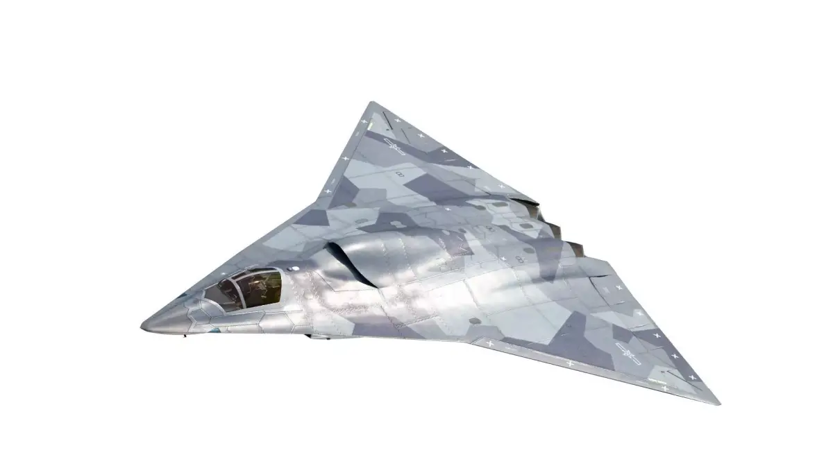 Chengdu J-36 J36 Sixth-Generation Stealth Fighter Jet 3D Model Low-poly 3D model