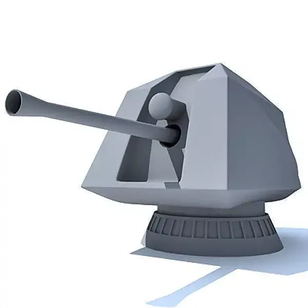 Deck Gun 3D model