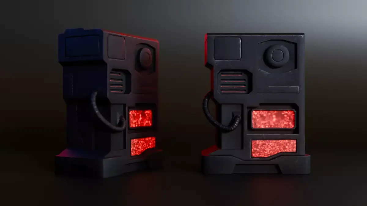 Sci-Fi Power Generator Game-Ready PBR Asset Low-poly 3D model