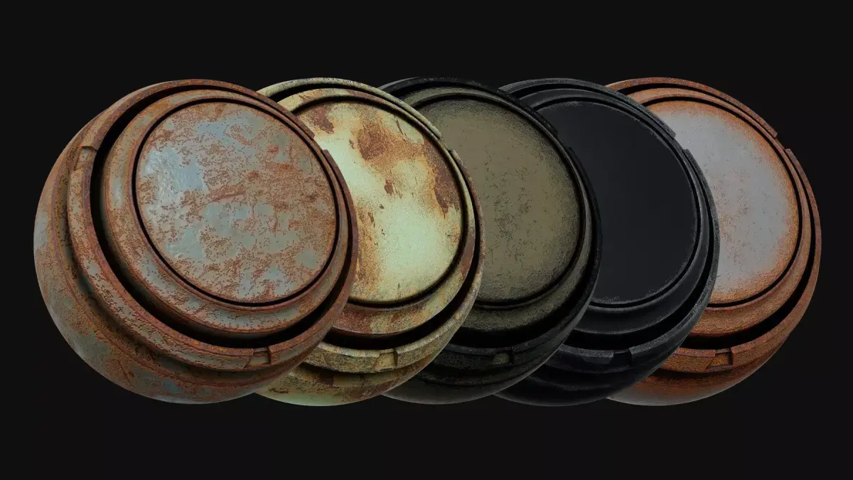 Painted Metal Substance Smart Materials Vol 2  Texture